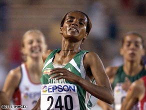 Two Olympic 10,000-meter victories have made Tulu an Ethiopian icon.