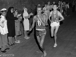 Olympic memories: Bikila's triumph 