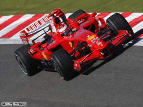 Raikkonen was just 0.041 seconds ahead of Massa in Ferrari's third one-two in qualifying this season.