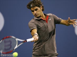 An impressive Federer unleashed 15 aces and hit 39 winners in his opening match.