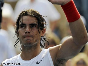 Nadal is bidding to become the fourth man in the Open era to win three successive Grand Slams.
