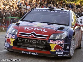 Sebastien Loeb extended his overall with two races remaining in the World Rally Championship.