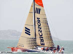 Leg winner: Torben Grael's Ericsson 4 has won the second leg of the Volvo Ocean Race from Cape Town to Cochin.