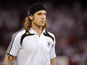 Frings helped turn the game around when coming on at halftime in Germany's 3-2 semifinal win over Turkey.