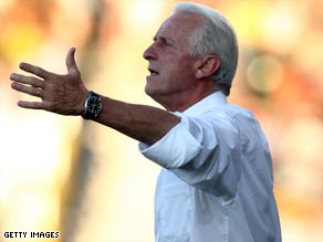 Ireland's Italian manager Giovanni Trapattoni has expressed his sadness at the situation in Georgia.