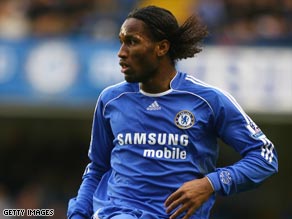 Drogba was not able to play in Chelsea's 4-0 defeat of Portsmouth on Sunday.