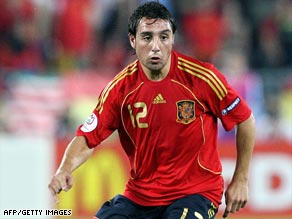Cazorla helped Spain to win the Euro 2008 championship this summer.