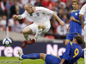 Rooney's late double helped England give a flattering look to the Wembley World Cup scoreline.