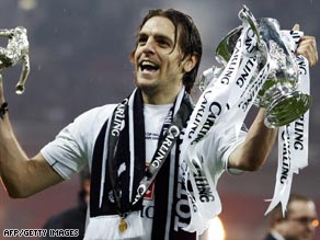 Woodgate was voted man-of-the-match after last season's Carling Cup final triumph over Chelsea at Wembley.