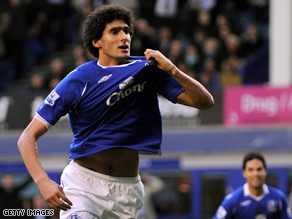 Marouane Fellaini of Everton