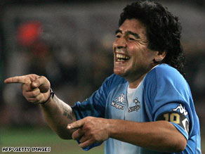 Maradona will make his debut as coach of Argentina in the November 19 friendly against Scotland.