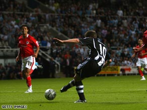 England striker Owen has scored 29 goals in 63 matches in his three-and-a-half years at Newcastle.