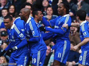 Drogba's early goal set Chelsea on their way to a comfortable three points.