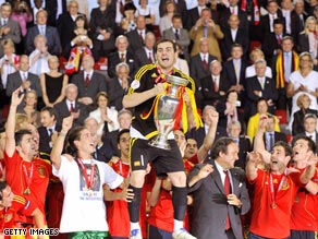 Champions: Are Euro 2008 winners Spain your choice for the best football team of the year?
