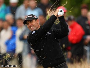 Defending champion Harrington will have an early start when he launches the defense of his Open title on Thursday.