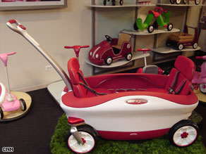 plastic red wagon radio flyer