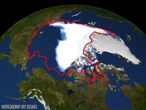 According to NASA, the Arctic sea ice minimum has reduced by 38 percent since 1979.