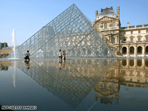 The Louvre is a popular tourist destinations and was used in the Hollywood blockbuster  'The Da Vinci Code'
