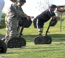 Wounded vets ditch wheelchairs for Segways