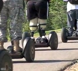 Wounded vets ditch wheelchairs for Segways