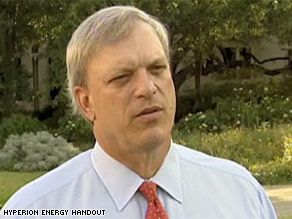 Hyperion chief executive Albert Huddleston sent CNN a tape of comments in lieu of an interview.