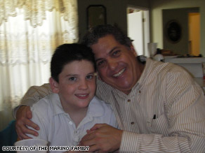 Christopher and Walter Marino tread water for more than 12 hours before being rescued.