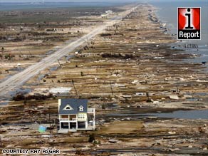 Pam Adams' sister, Judy Hudspeth, said this photo of the house was taken months before the storm.