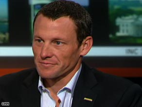 Lance Armstrong said taking the message about cancer worldwide means erasing the stigma behind it.