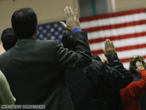 More than 1 million people took the Oath of Allegiance in 2008, according to the government.