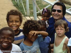 Rev. Jim Jones with children