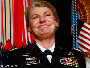 Army gets first female four-star general