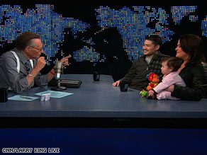 Larry King interviews the Beatie family -- Thomas, Nancy and their daughter, Susan.