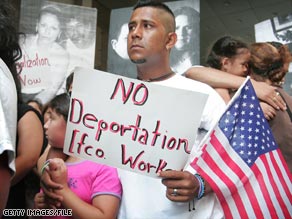 Relatives of people arrested in IFCO raids gather for a news conference in July 2006.