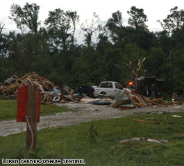 Tornado hits Scout camp