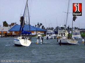 Captain Murphy's Fishing Charters boats sit moored Wednesday at South Padre Island, Texas.