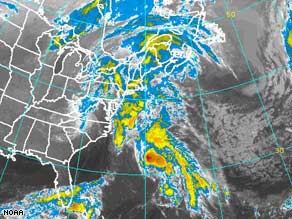 Tropical Storm Kyle could reach the U.S. East Coast on Sunday, forecasters say.