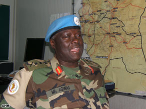 U.N. peacekeeper force commander General Martin Luther Agwai