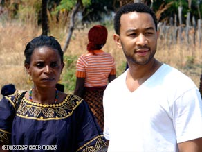 John Legend says "Mama" Mwadawa Ruziga's role in uplifting her community inspired him.