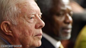 Carter, Annan unable to visit Zimbabwe