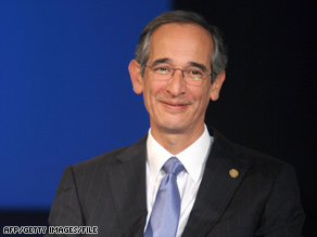 Guatemalan President Alvaro Colom: "Organized crime" may be behind cameras found in the presidential palace.