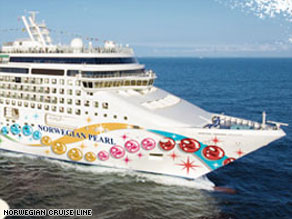 The Norwegian Pearl is on a seven-day Caribbean cruise.