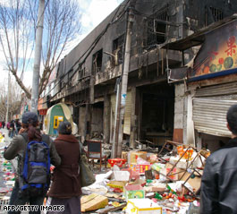 Chinese police search door to door in Lhasa