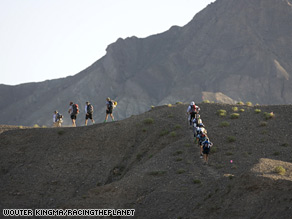 The Gobi March is a six-day stage race across the Kizilisu Kyrgyz Autonomous Prefecture of China.