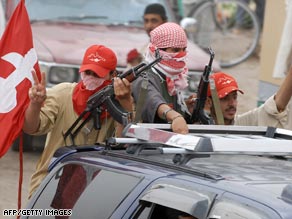 Pakistan says militants in Balochistan -- near the Afghan border -- do not have links to Islamic hardliners.