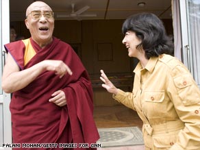 Dalai Lama and Christiane Amanpour