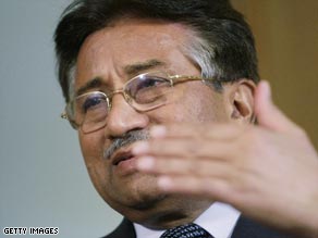 Pakistani President Pervez Musharraf