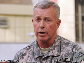 U.S. troops are seeing an increased threat in Afghanistan, Gen. David McKiernan says.