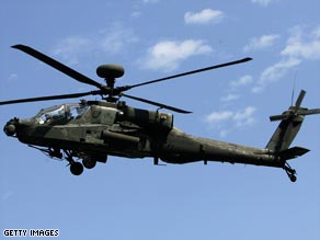 Apache attack helicopters are part of the weapons deal.