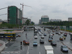 Construction cranes are ubiquitous in Beijing and other Chinese cities.