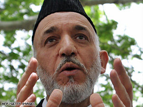 Afghan President Hamid Karzai says Barack Obama has promised Afghanistan more aid.